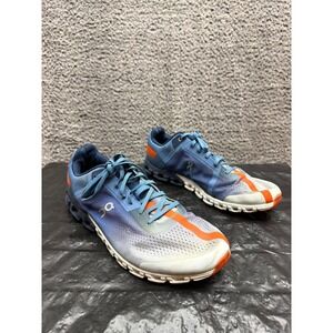 On Running Cloudflow 3.0 Sneakers Lake Blue Flare Orange 35-99237 Size 11 US